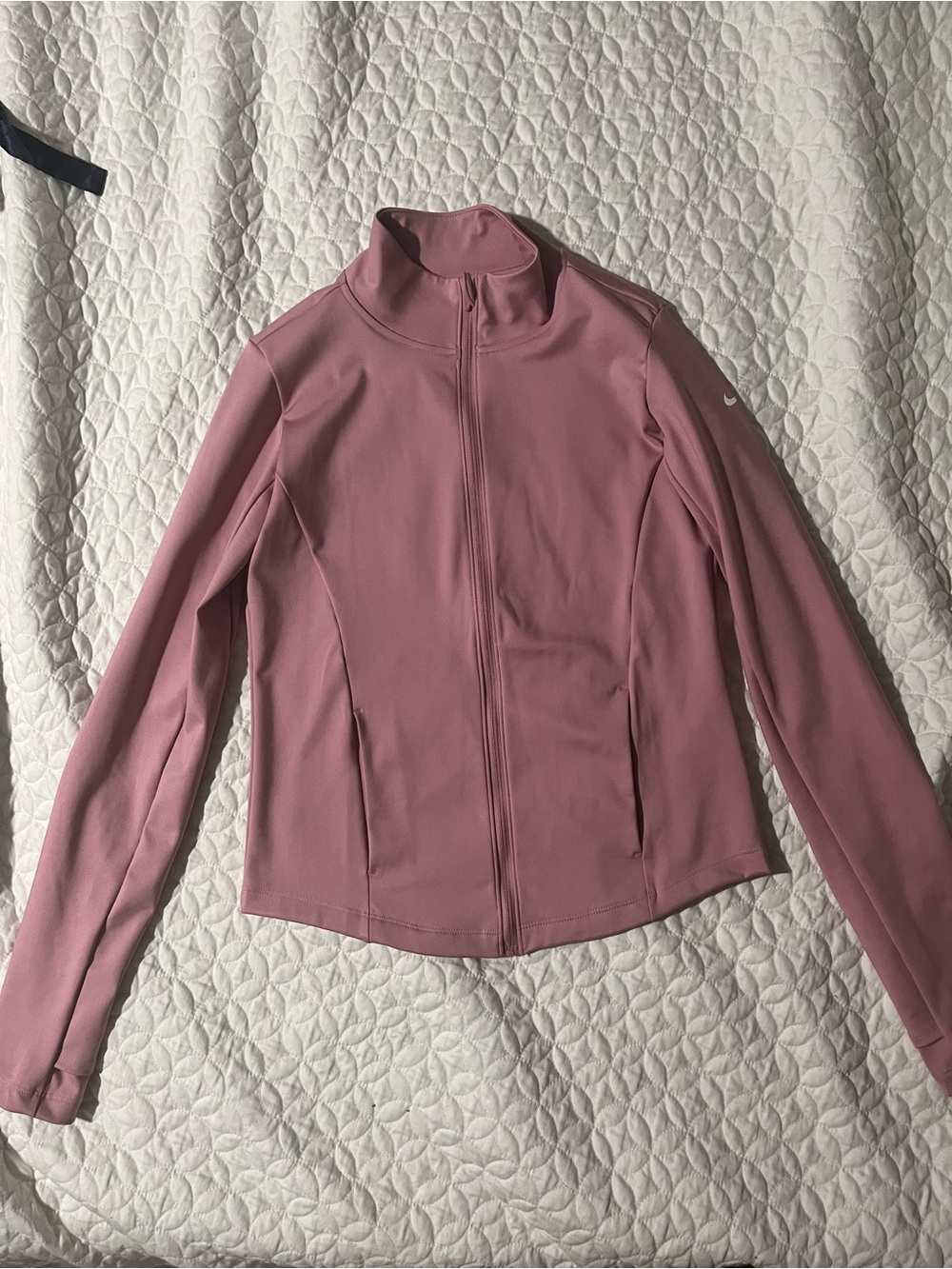 Nike Mauve Pink Full-Zip Athletic Jacket